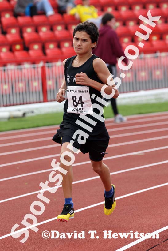 Boys under-15s 1500 metres at the Gateshead Tartan Games Open.